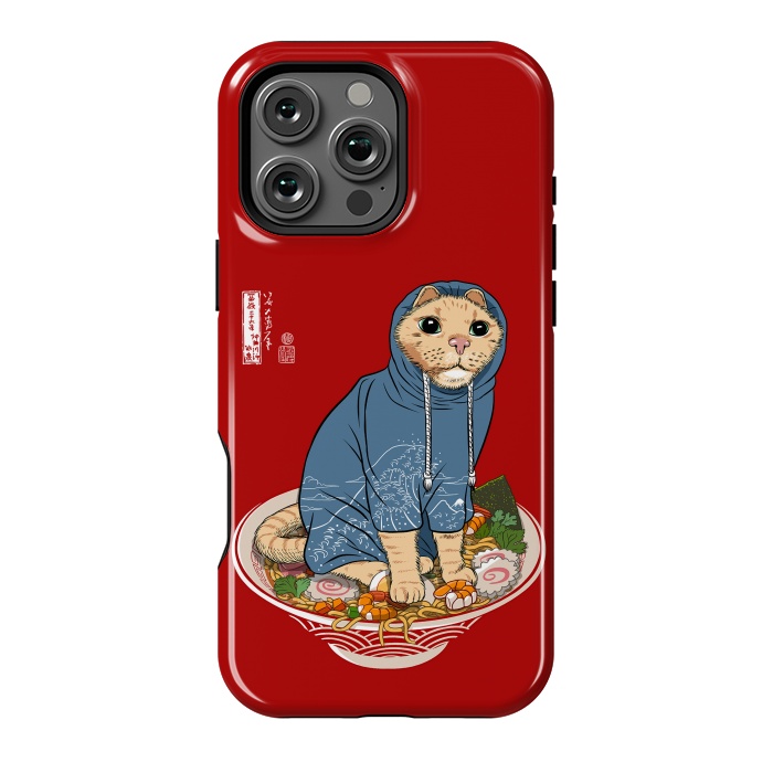 iPhone 16 Pro Max StrongFit Ramen Cat by Alberto