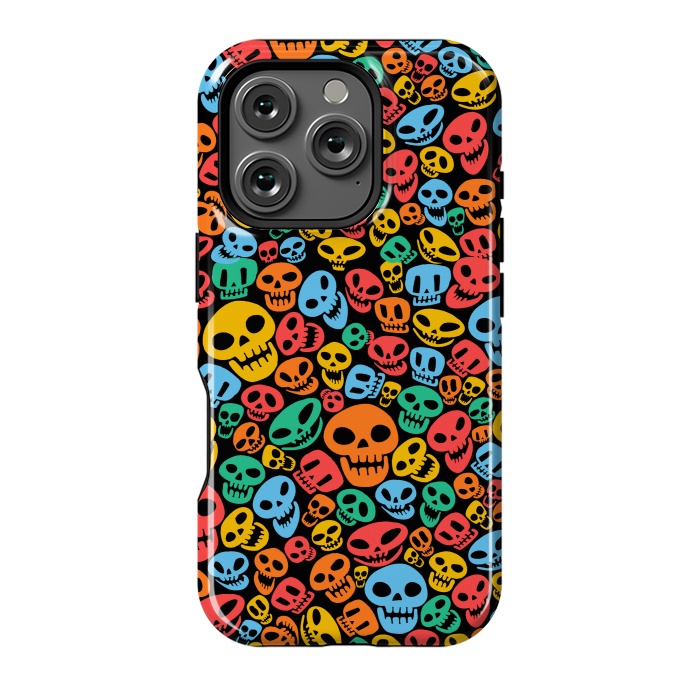 iPhone 16 Pro StrongFit Color Skulls by Alberto