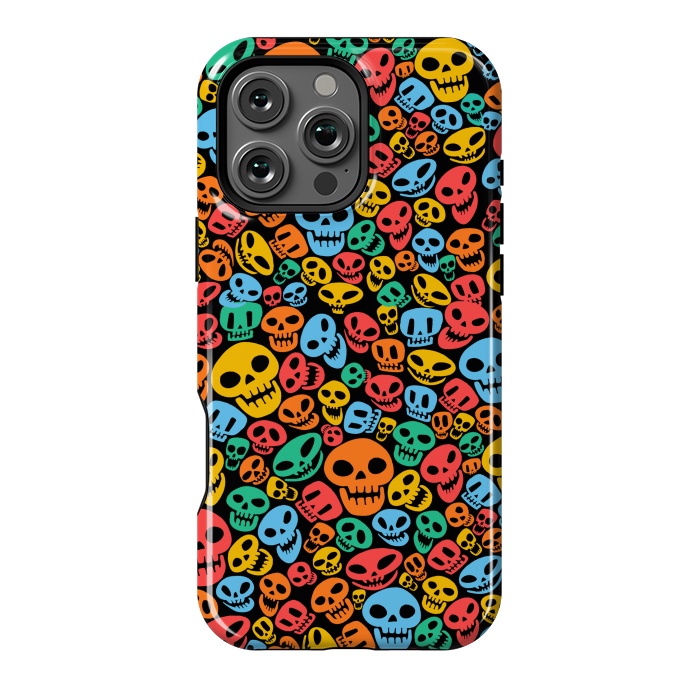 iPhone 16 Pro Max StrongFit Color Skulls by Alberto