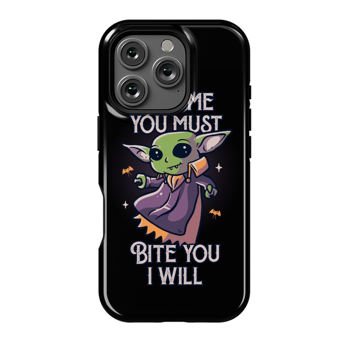 iPhone 16 Pro StrongFit Love Me You Must Bite You I Will Funny Cute Spooky by eduely