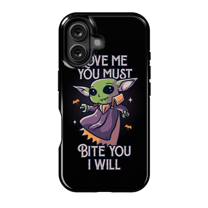 iPhone 16 StrongFit Love Me You Must Bite You I Will Funny Cute Spooky by eduely