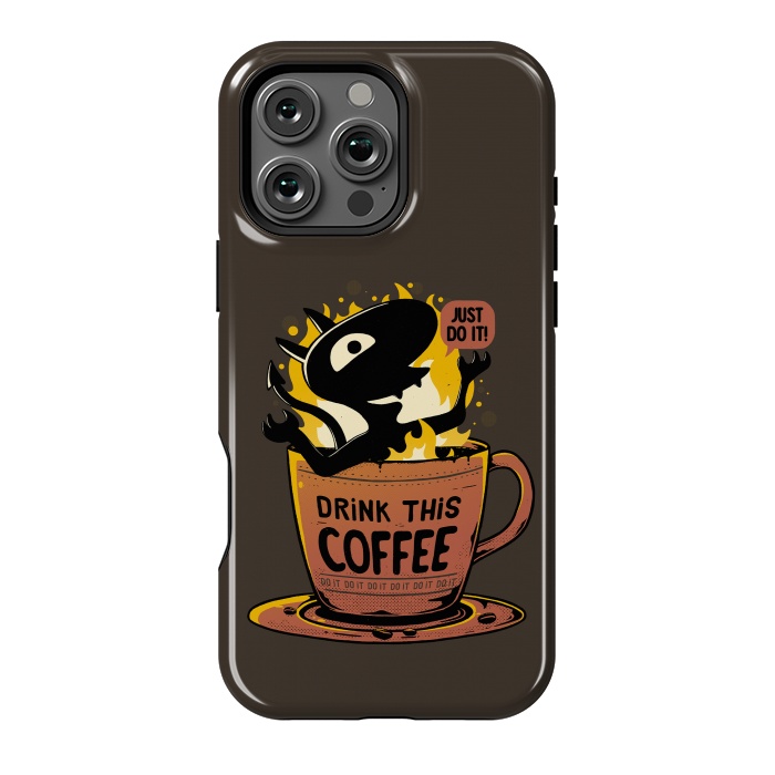 iPhone 16 Pro Max StrongFit Luci Coffee by eduely