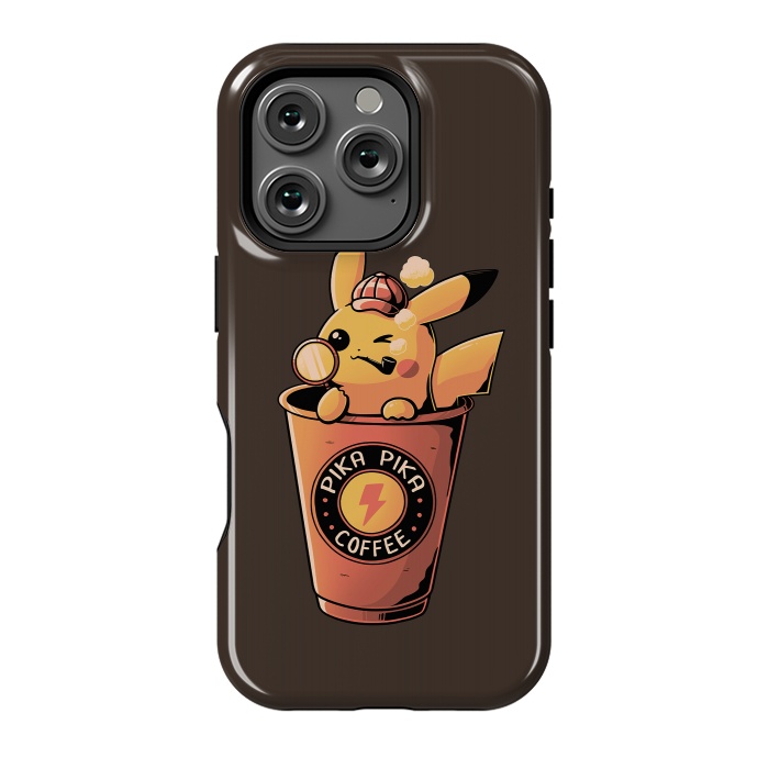 iPhone 16 Pro StrongFit Pika Pika Coffee by eduely