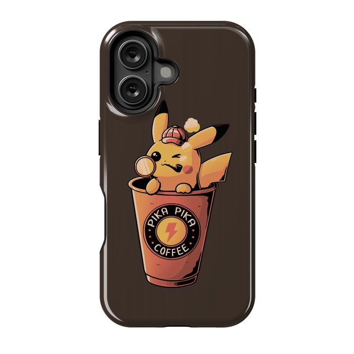 iPhone 16 StrongFit Pika Pika Coffee by eduely