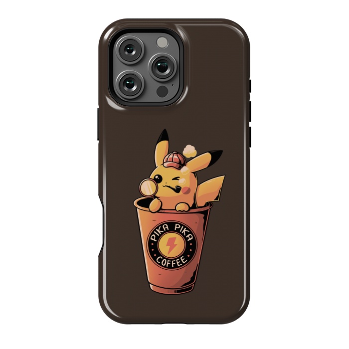 iPhone 16 Pro Max StrongFit Pika Pika Coffee by eduely