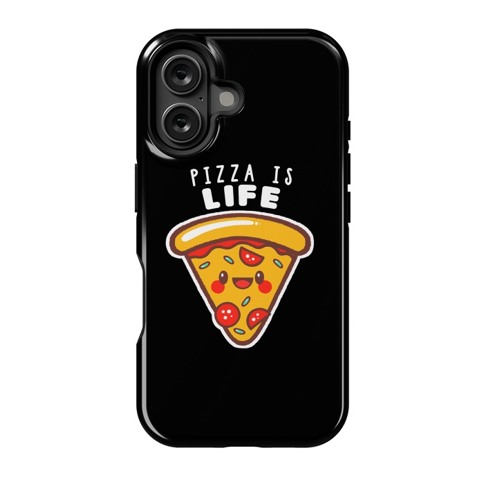 iPhone 16 StrongFit Pizza is Life by eduely