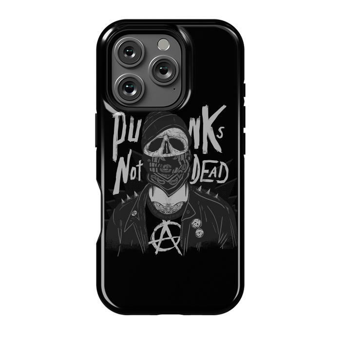 iPhone 16 Pro StrongFit Punk Skull by eduely