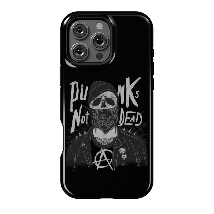 iPhone 16 Pro Max StrongFit Punk Skull by eduely