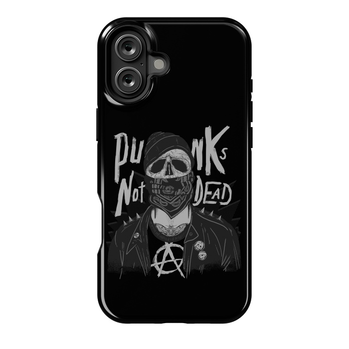 iPhone 16 Plus StrongFit Punk Skull by eduely