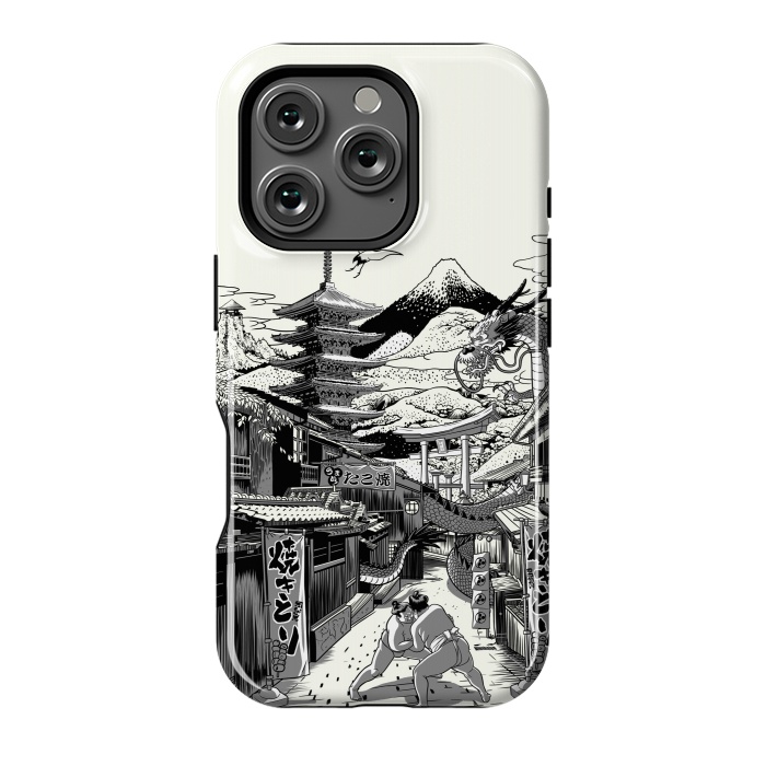 iPhone 16 Pro StrongFit Alley in Japan with Dragon by Alberto