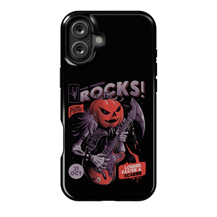 iPhone 16 Plus StrongFit Rock Pumpkin by eduely