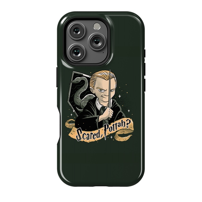 iPhone 16 Pro StrongFit Scared Pottah? Funny Geek Gift by eduely