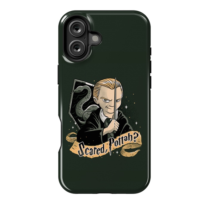 iPhone 16 Plus StrongFit Scared Pottah? Funny Geek Gift by eduely