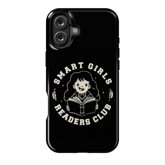 iPhone 16 Plus StrongFit Smart Girls Readers Club Funny Books by eduely