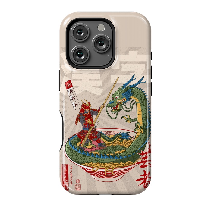 iPhone 16 Pro StrongFit Samurai dragon ramen by Alberto