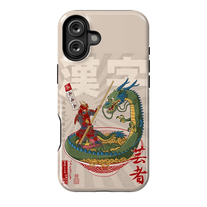 iPhone 16 Plus StrongFit Samurai dragon ramen by Alberto