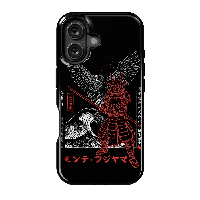 iPhone 16 StrongFit Samurai eagle wave by Alberto