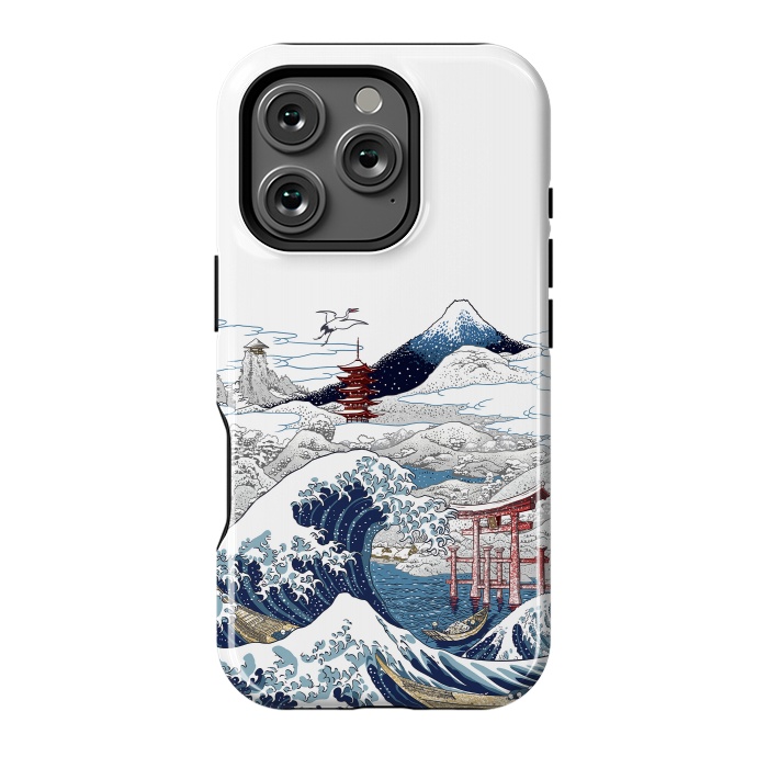 iPhone 16 Pro StrongFit Winter wave in japan by Alberto