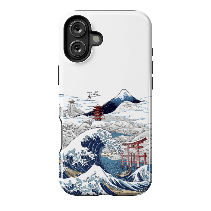 iPhone 16 Plus StrongFit Winter wave in japan by Alberto