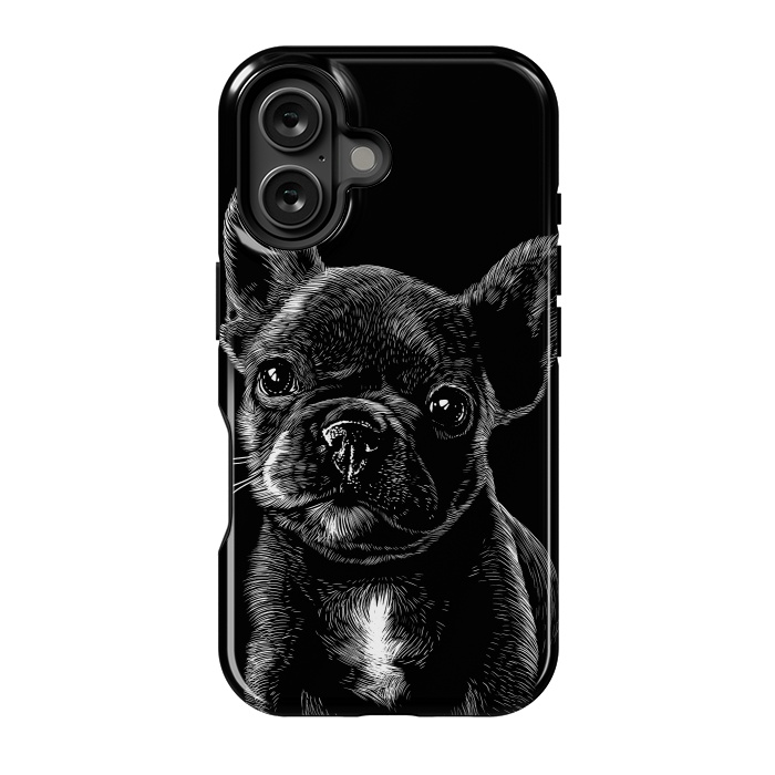 iPhone 16 StrongFit Pug dog by Alberto