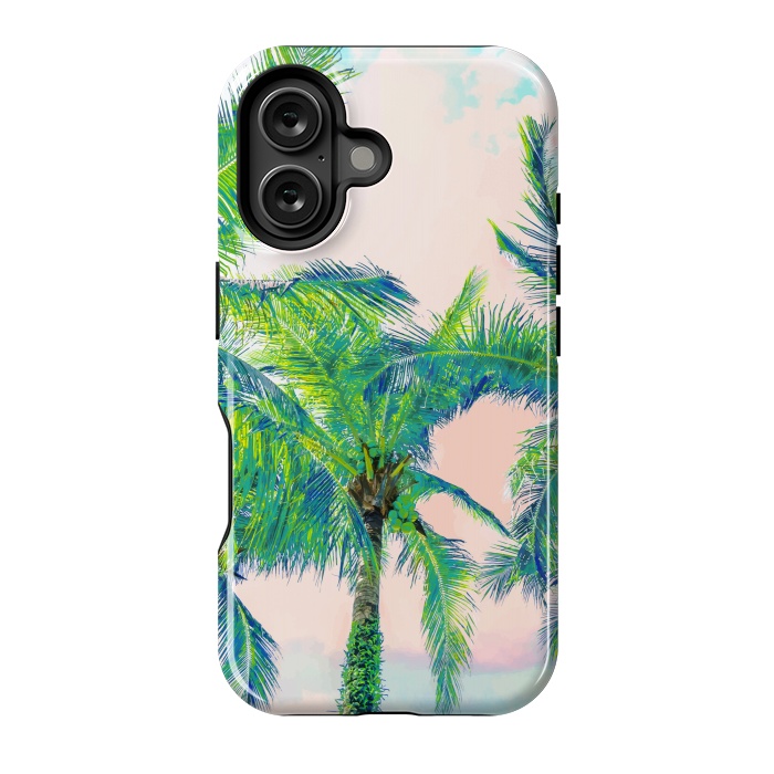 iPhone 16 StrongFit Dreamy Palms by Uma Prabhakar Gokhale