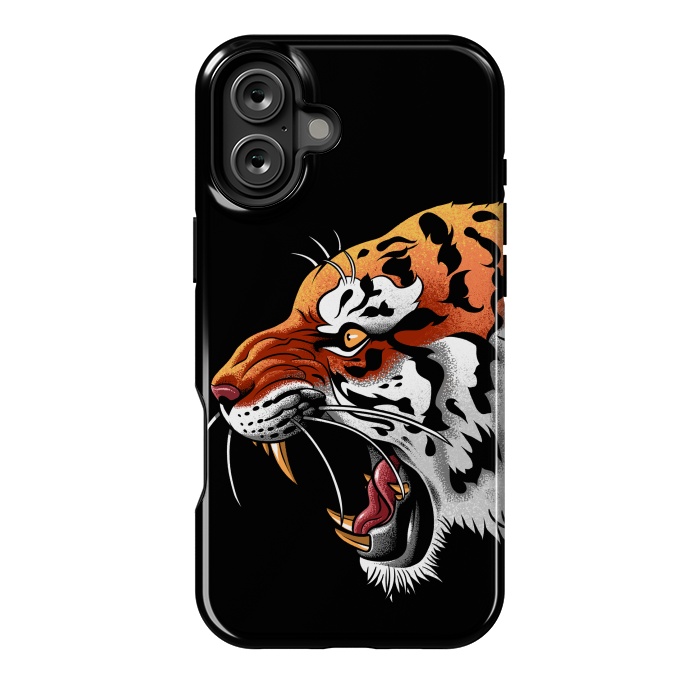 iPhone 16 Plus StrongFit Tiger tattoo attack by Alberto