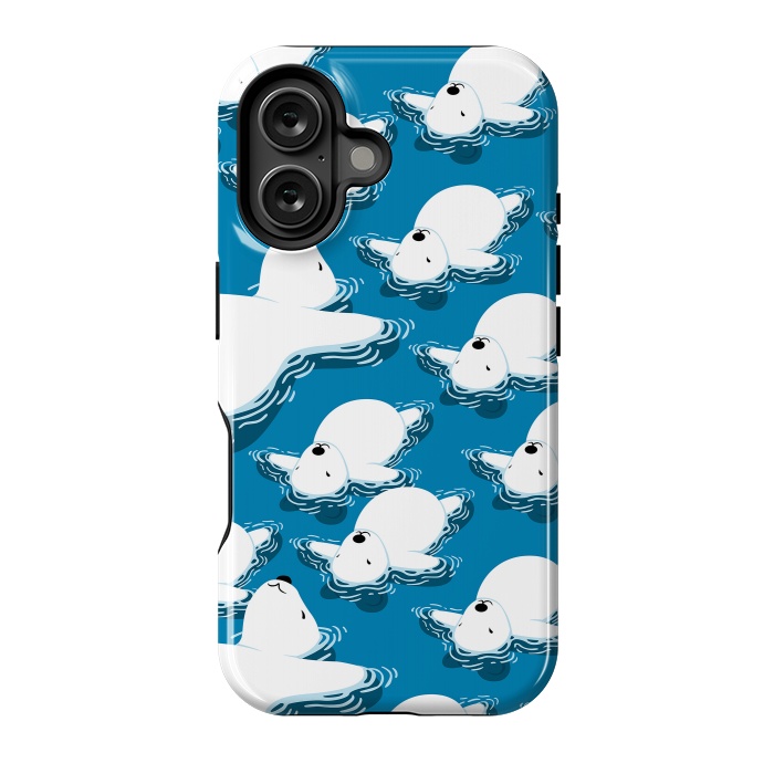 iPhone 16 StrongFit Climate change Polar bear by Alberto