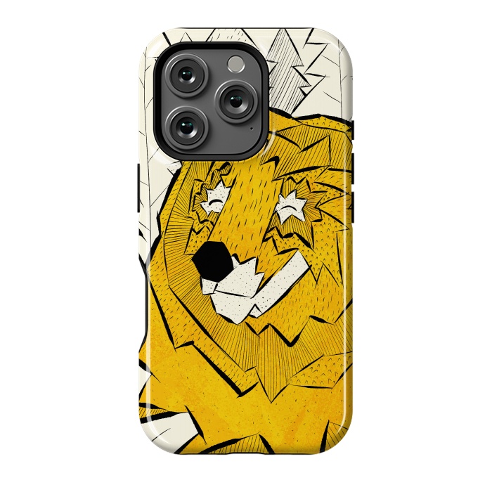 iPhone 16 Pro StrongFit Golden bear by Steve Wade (Swade)