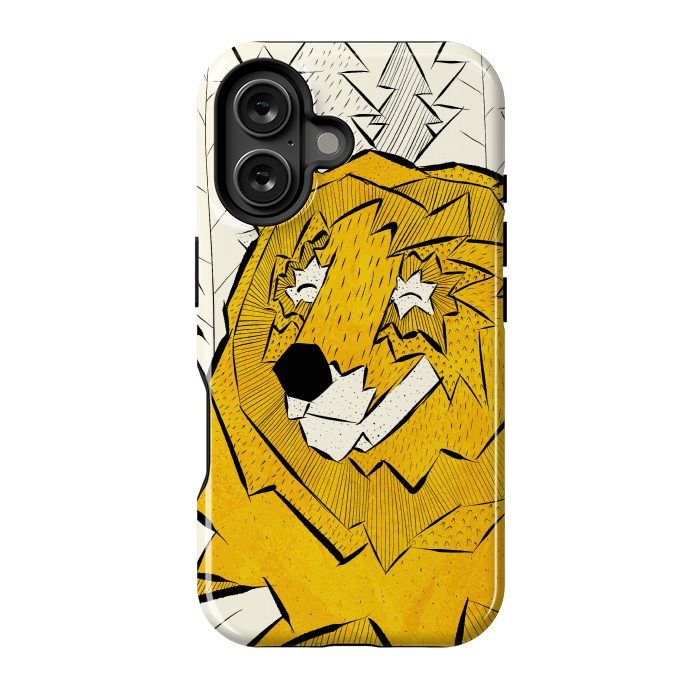 iPhone 16 StrongFit Golden bear by Steve Wade (Swade)