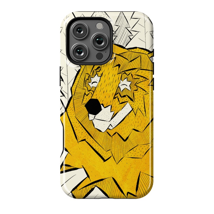 iPhone 16 Pro Max StrongFit Golden bear by Steve Wade (Swade)