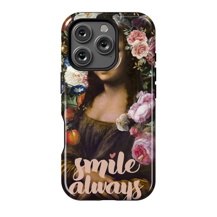 iPhone 16 Pro StrongFit Smile Always, Mona Lisa by amini54