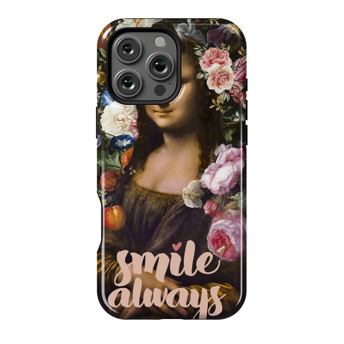 iPhone 16 Pro Max StrongFit Smile Always, Mona Lisa by amini54