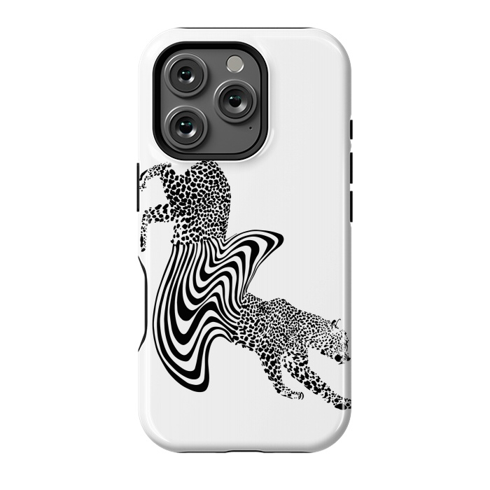 iPhone 16 Pro StrongFit Cheetah Melt  by ECMazur 