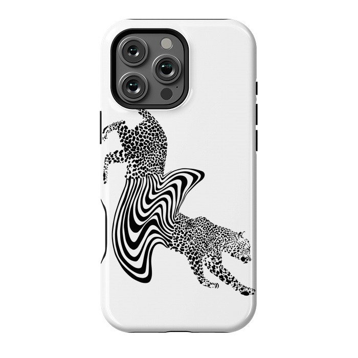 iPhone 16 Pro Max StrongFit Cheetah Melt  by ECMazur 