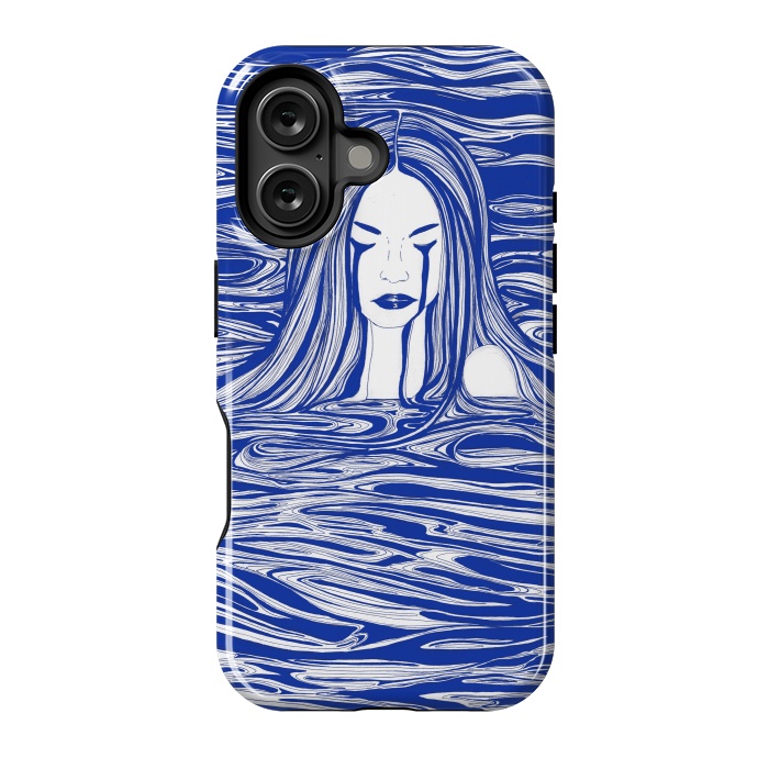 iPhone 16 StrongFit Blue Sea Nymph by ECMazur 