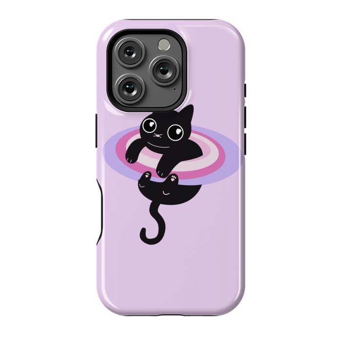 iPhone 16 Pro StrongFit Caturn by ECMazur 