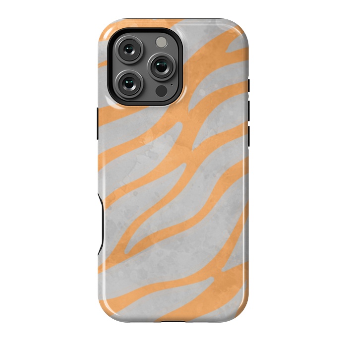 iPhone 16 Pro Max StrongFit Textured orange by Josie