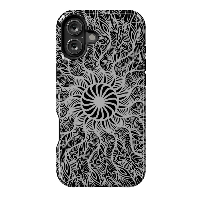 iPhone 16 Plus StrongFit The webbed mandala by Josie