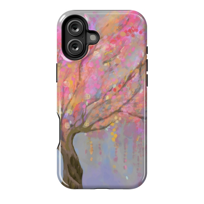 iPhone 16 Plus StrongFit Pink Sakura tree by Josie