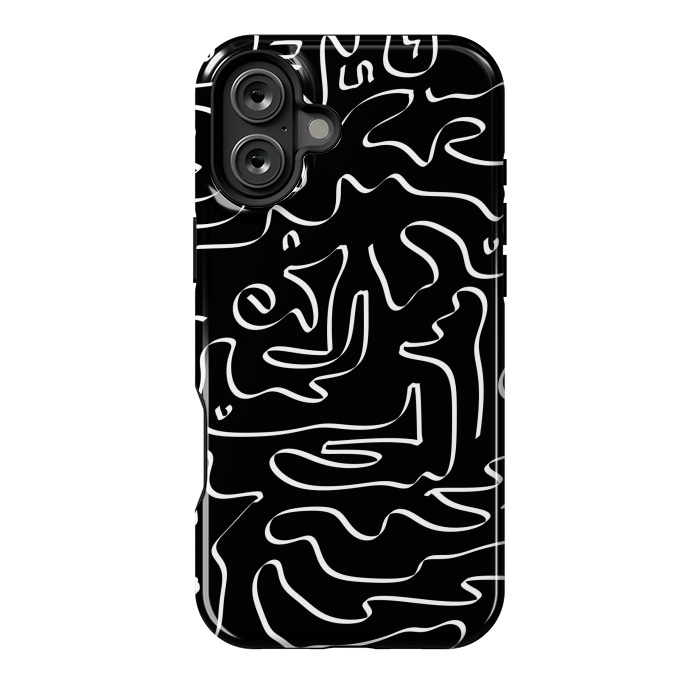 iPhone 16 Plus StrongFit Minimal Black  by Josie