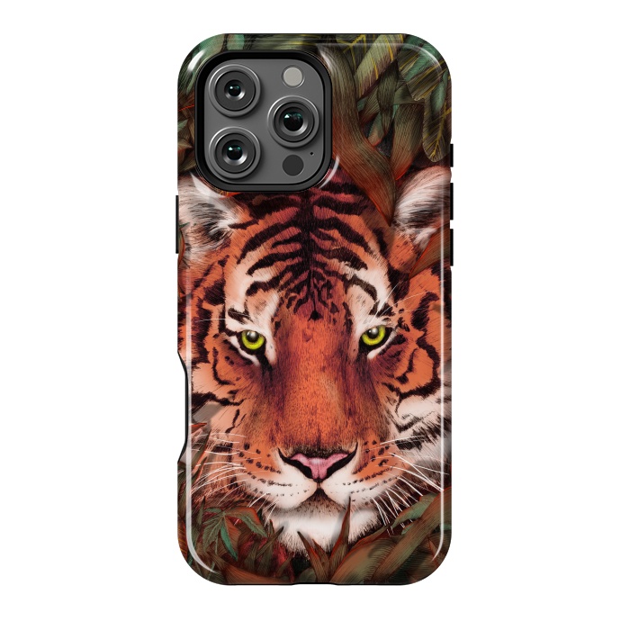 iPhone 16 Pro Max StrongFit Jungle Tiger Majesty Colour Version by ECMazur 