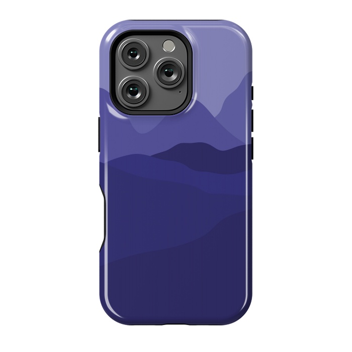 iPhone 16 Pro StrongFit Purple Mountains by Martina