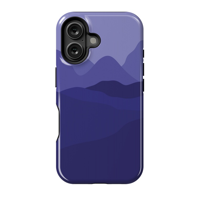 iPhone 16 StrongFit Purple Mountains by Martina