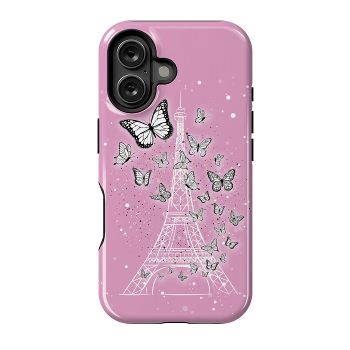 iPhone 16 StrongFit Pink Paris by Martina