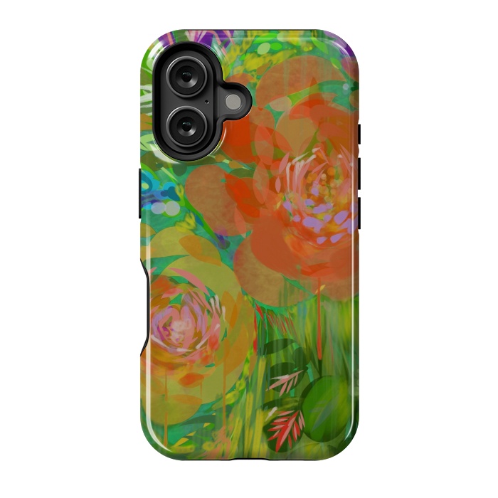 iPhone 16 StrongFit Orange Dream by Josie