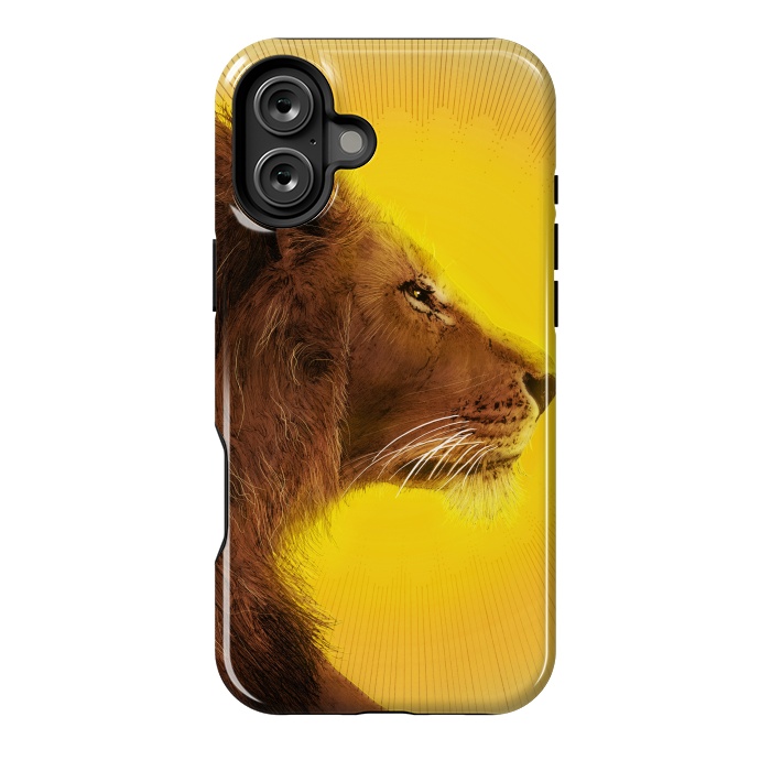 iPhone 16 Plus StrongFit Lion and Sun by ECMazur 