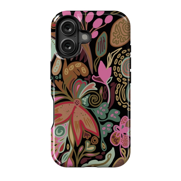 iPhone 16 StrongFit Black Rosalie by Josie