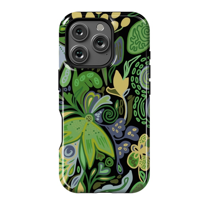 iPhone 16 Pro StrongFit Green Savanna by Josie