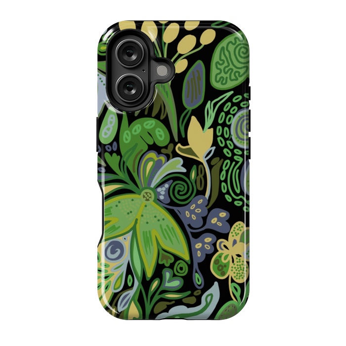 iPhone 16 StrongFit Green Savanna by Josie