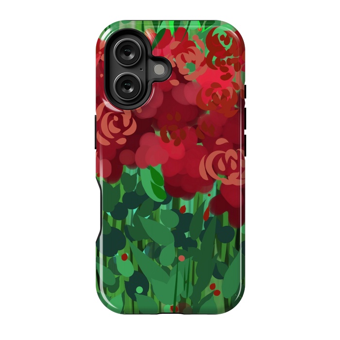 iPhone 16 StrongFit Reddom Roses by Josie